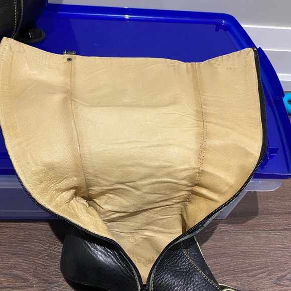 Fluevog vintage Andante black leather boots size US 10 - Picture 9 of 16